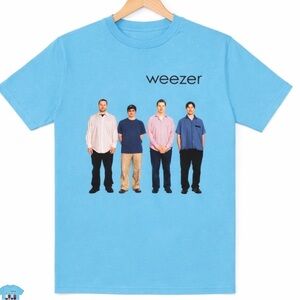 Weezer Blue Album Band Tee Shirt Men’s Small Indie Rock Concert Graphic